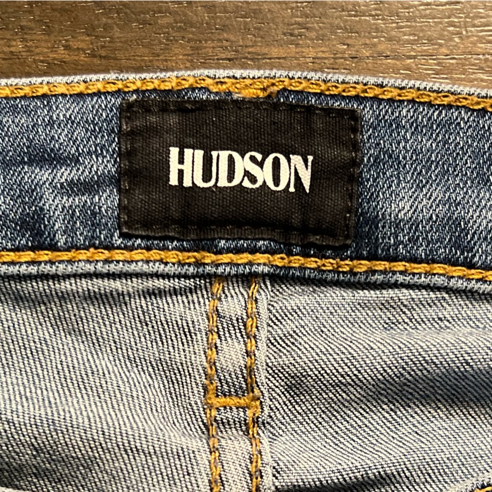 Hudson Women’s Distressed Blue Skinny Jeans size 31 - Picture 11 of 11